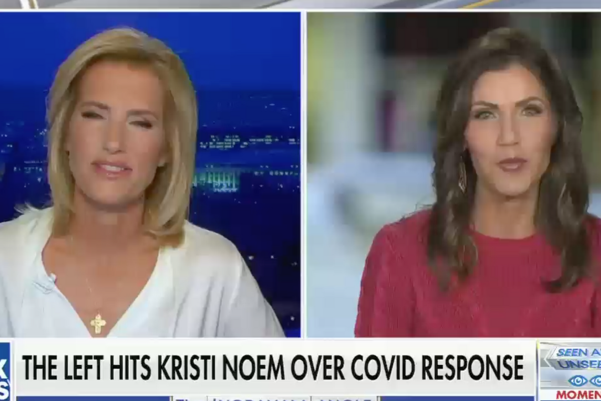 South Dakota Gov. Kristi Noem Very Proud Of State's 'Republican Leadership,' Truly Massive Infection Rate
