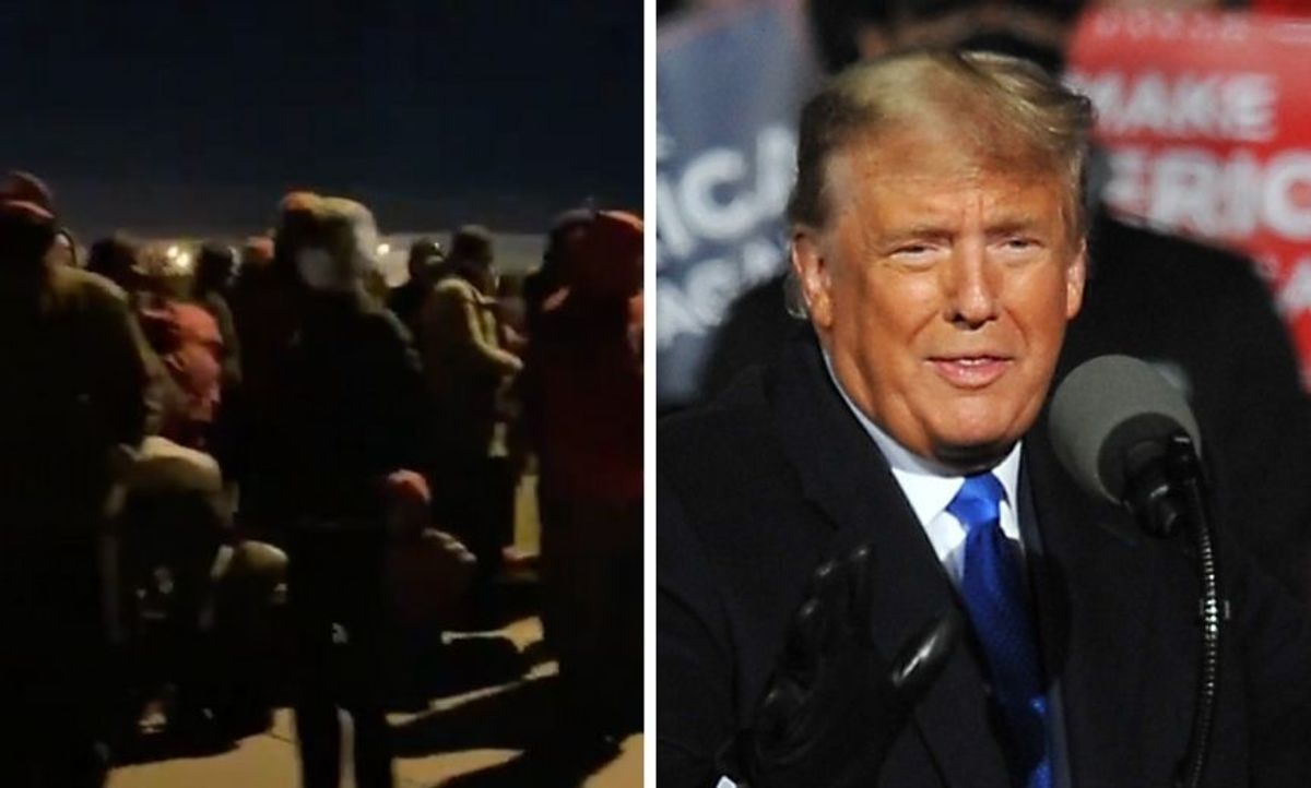 First Responders Deployed After Trump Supporters Were Stranded in the Cold After Omaha MAGA Rally