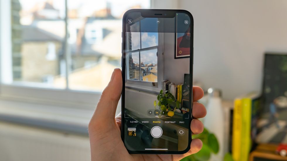 Camera app of the iPhone 12 Pro