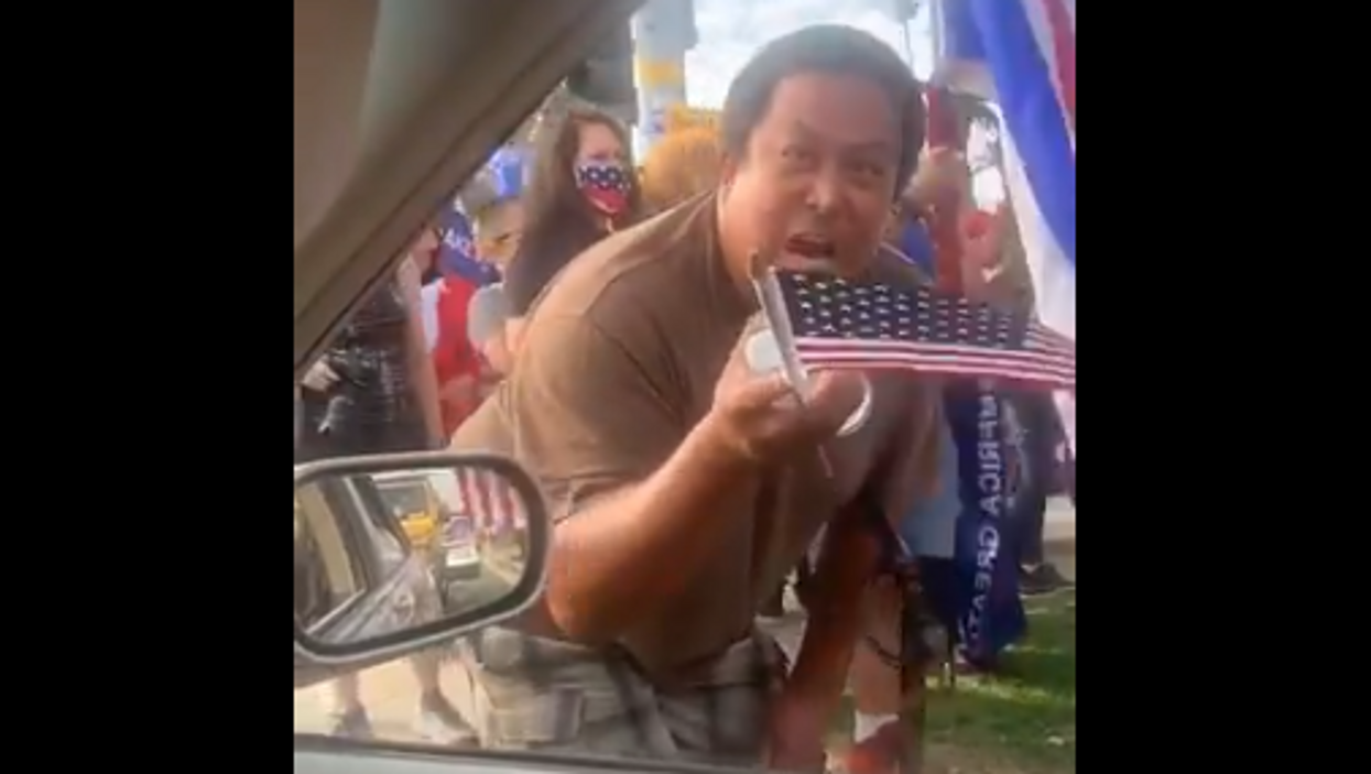 WATCH: Trump Supporter Threatens Driver Unless She Votes For Trump