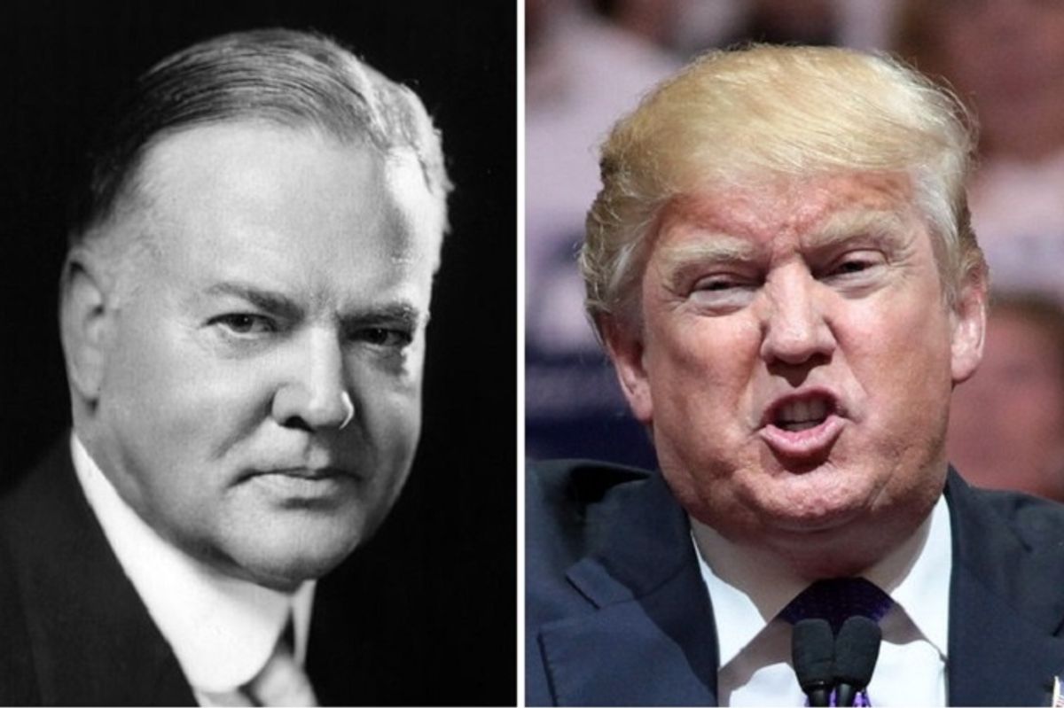 Unemployment Still Terrible, Let's Re-elect Hoover! Or Trump, Same Deal.
