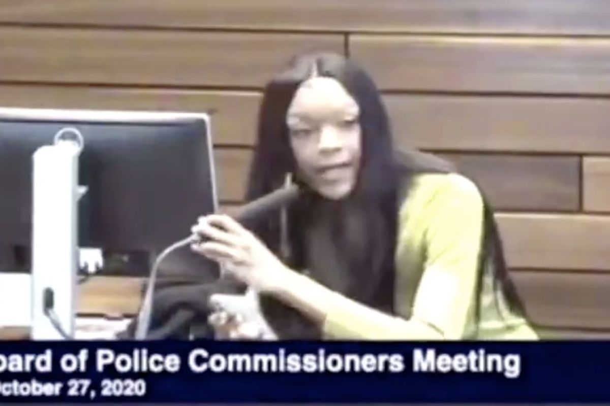 20-yr-old KJ Brooks named and shamed every official at a Kansas City police commissioner meeting