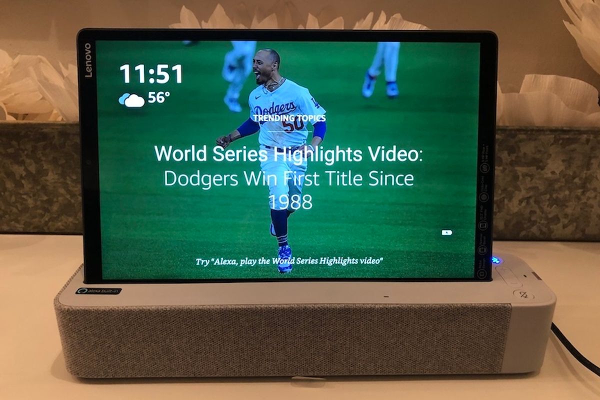 Lenovo Smart Tab packs in Alexa and doubles as an Echo Show at CES - CNET
