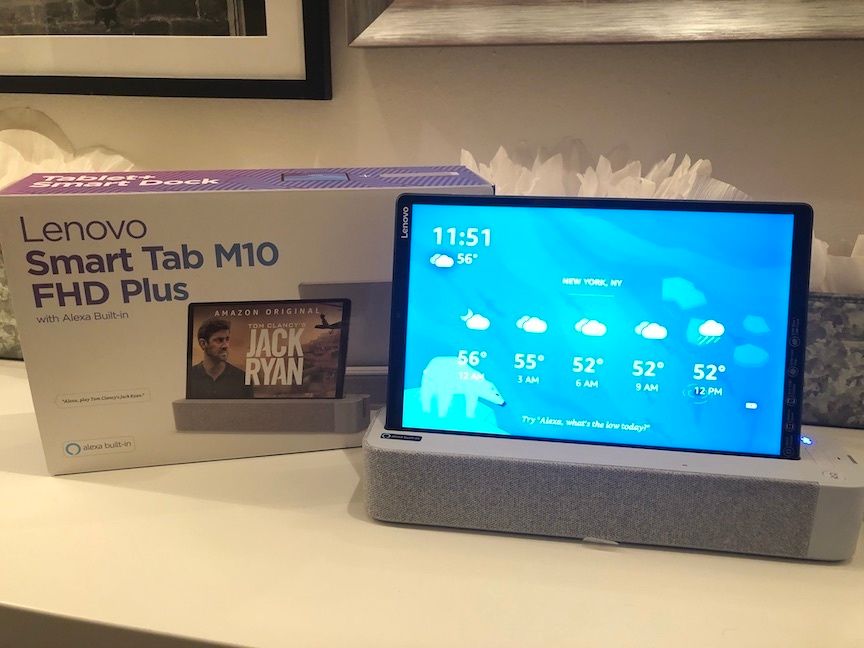 Review: Lenovo Smart Tab M10 with Alexa Built-in tablet and dock