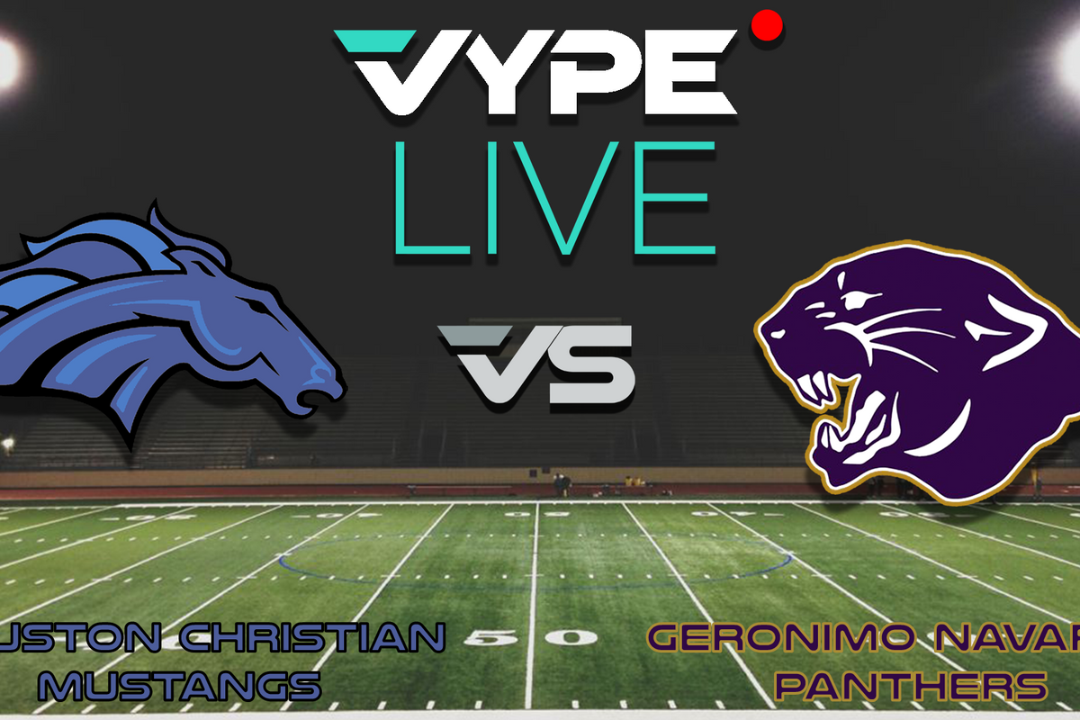 VYPE Live - Football: Houston Christian vs. Geronimo Navarro