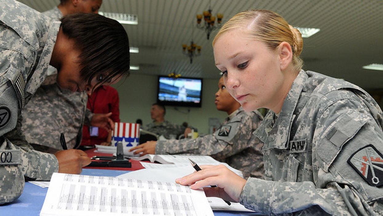 military ballots