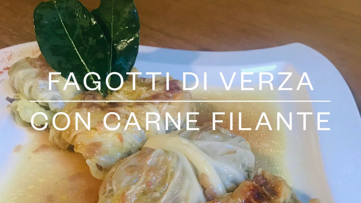 Cuciniamo insieme: fagottini di verza con carne filante