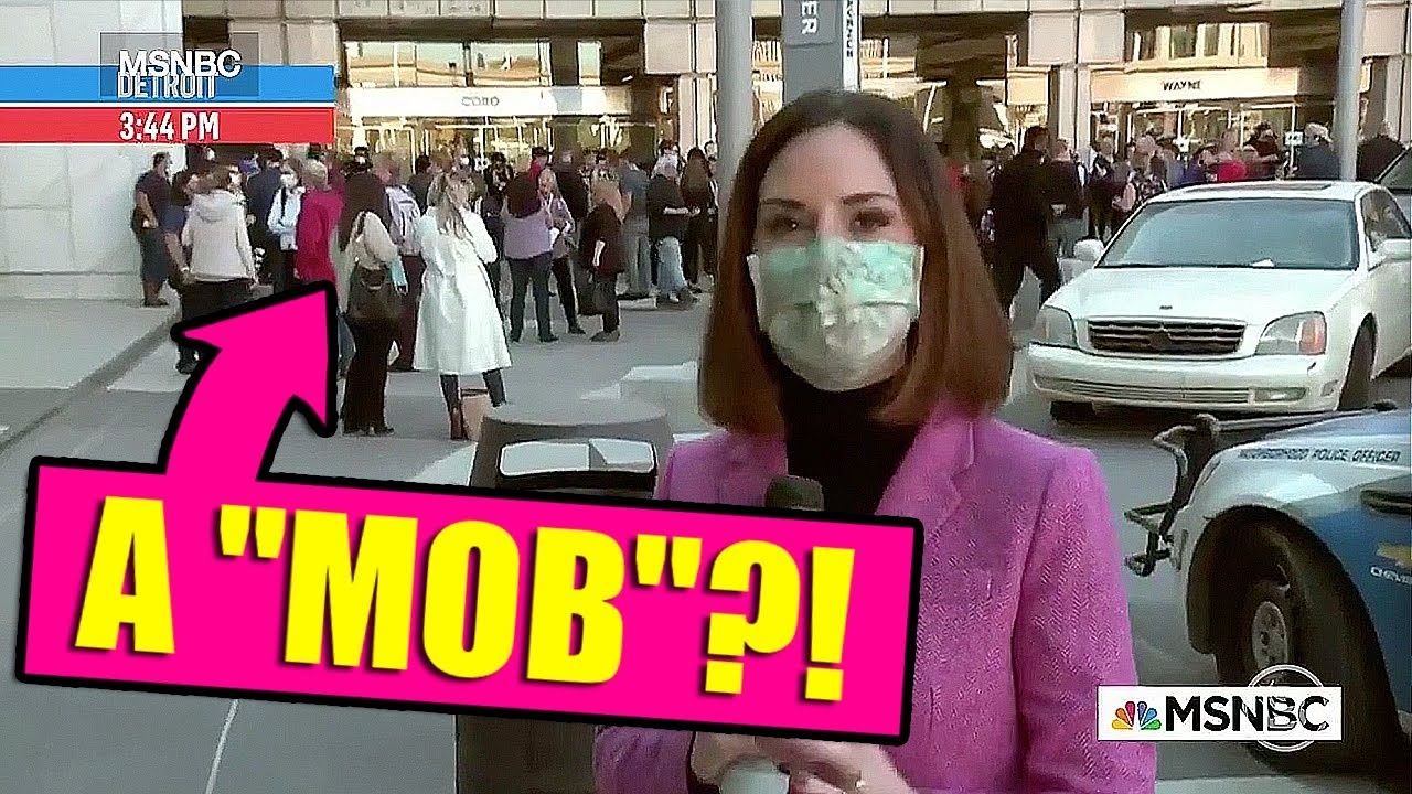 The MSM thinks THIS is a ‘mob’ scene?!