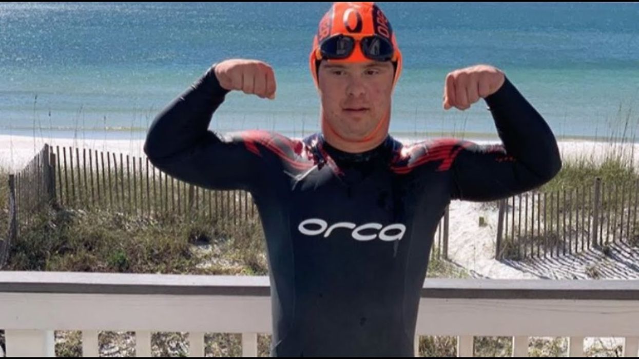 Florida man makes history as first person with Down syndrome to complete Ironman triathlon