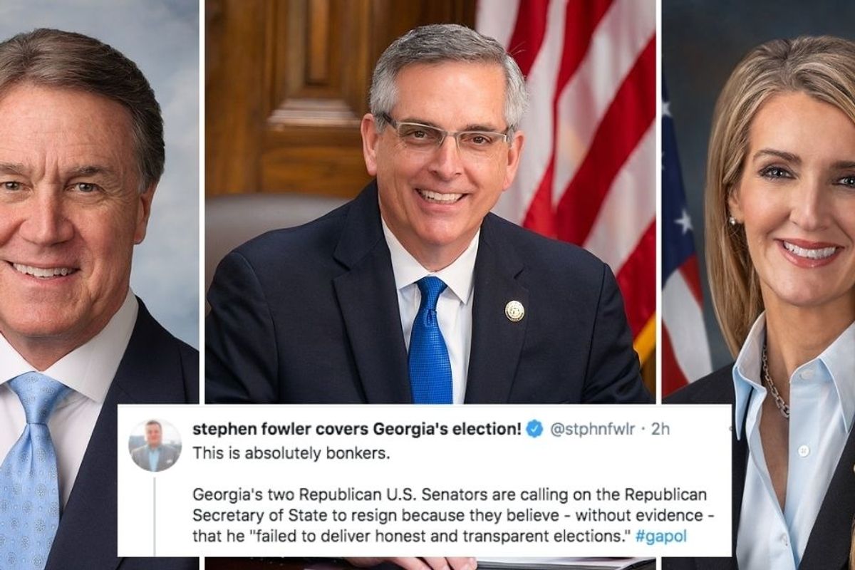 Georgia's GOP senators called for the Sec of State to resign. He fired back with the facts.