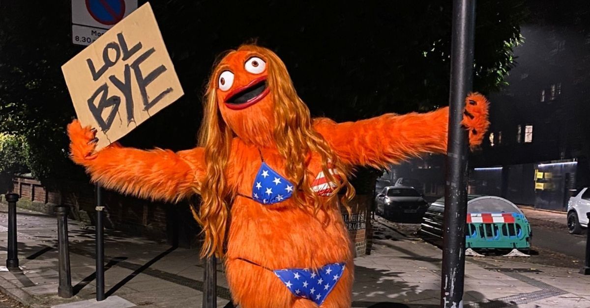 Scantily-Clad 'Grittney' Makes Waves Across The Pond In London After Celebrating Trump's Loss