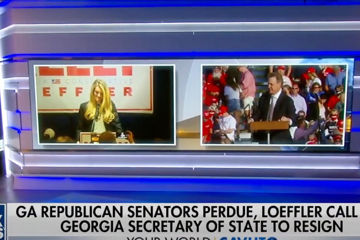 Kelly Loeffler, David Perdue Know Who Stole Georgia Election, And It Is GOP SOS Who Didn't Rig It
