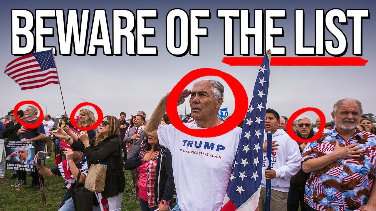 Will YOU be put on a list for supporting Trump?