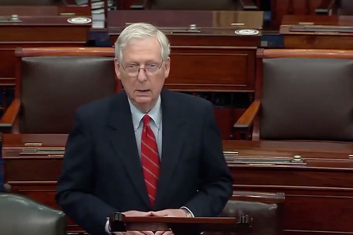 So We Can All Just Yell 'Fraud,' Right Mitch McConnell?