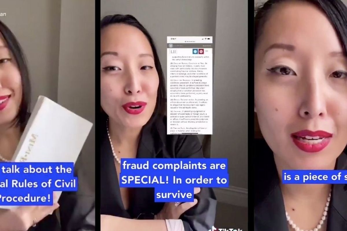 A lawyer explains why Trump's legal case falls flat in an entertainingly informative Tik Tok