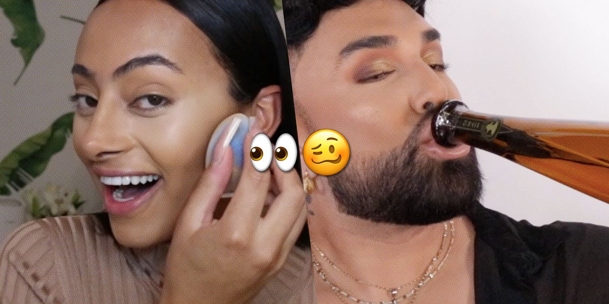 SNATCHURAL: Tipsy Makeup Challenge With Angel Merino