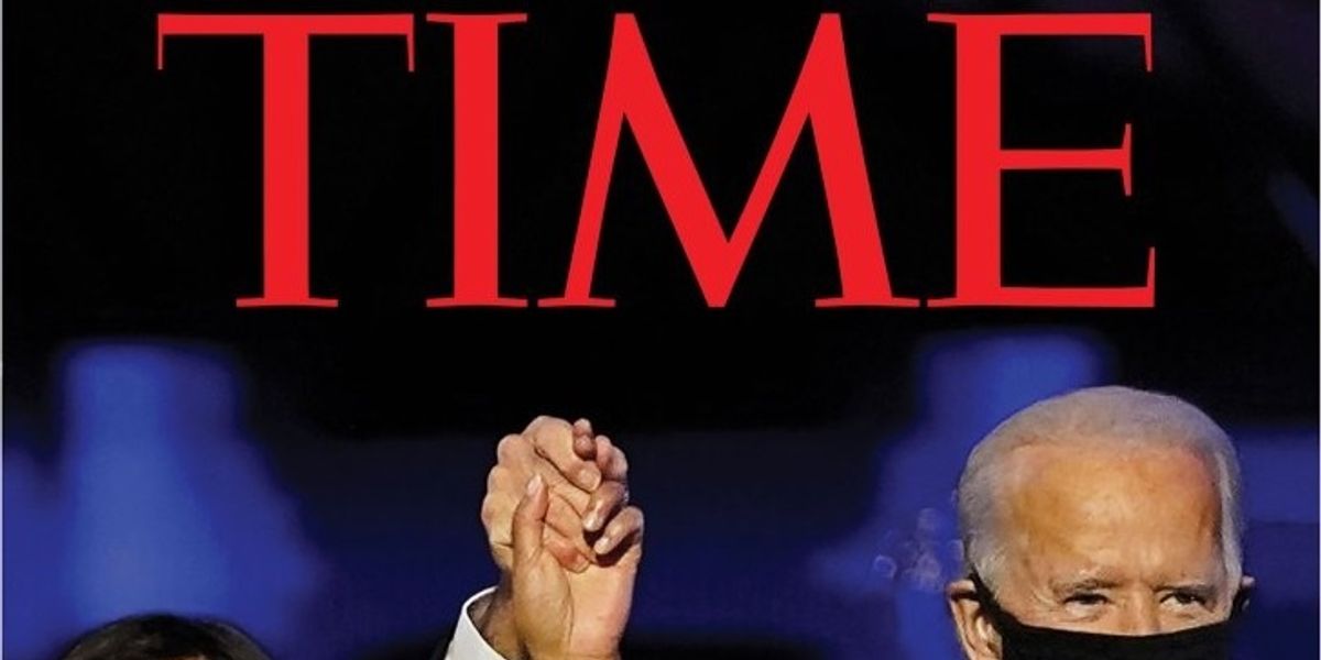 Time magazine cover declares that Biden's apparent victory represents 'A time to heal ...