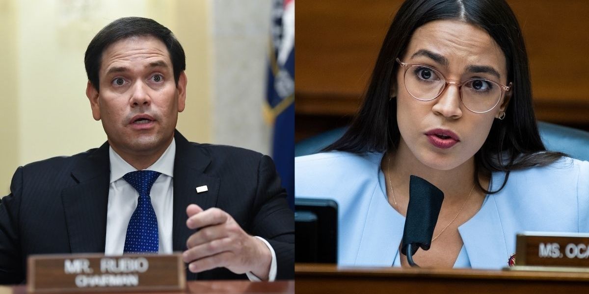 Marco Rubio Rejected From The Squad By Aoc And Ilhan Omar Comic Sands