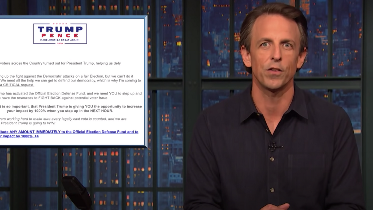 #EndorseThis: Seth Meyers Exposes Trump's Latest Grift