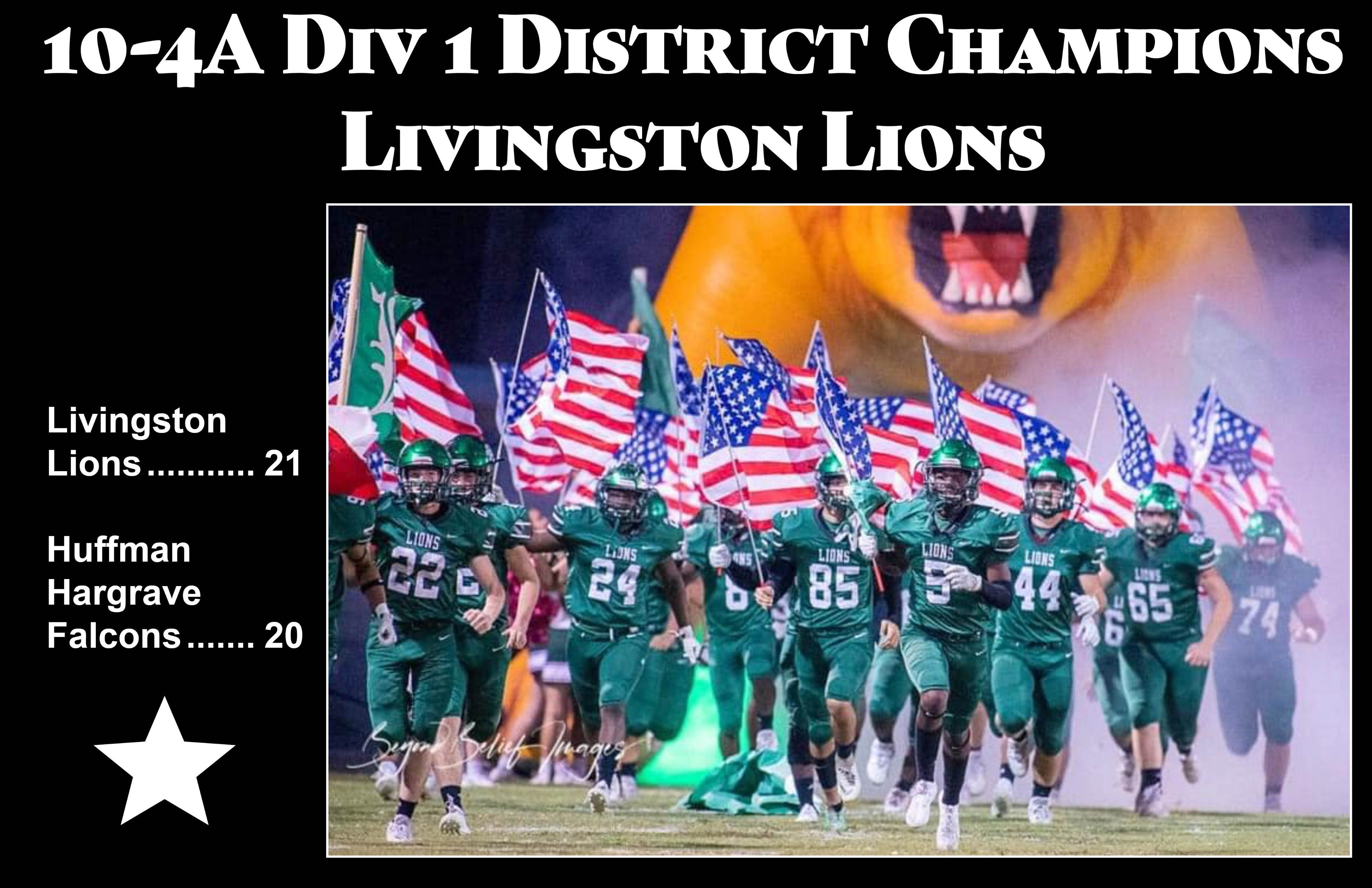 FEATURE: Winless to District Champions, Livingston wins first outright title in 57 years.