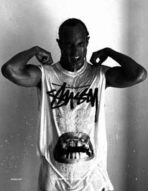 Stussy x Rick Owens World Tour Collection T-Shirt 'White