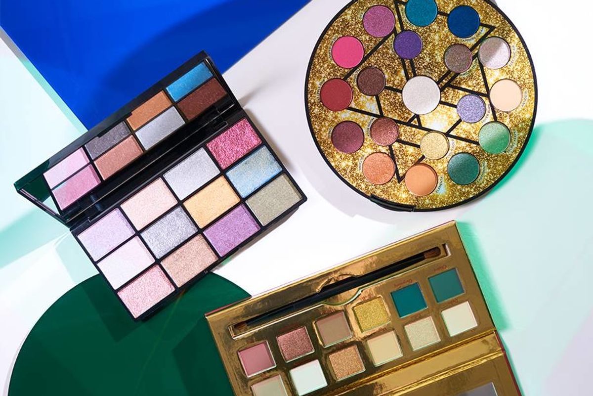 Jewel tone eyeshadow