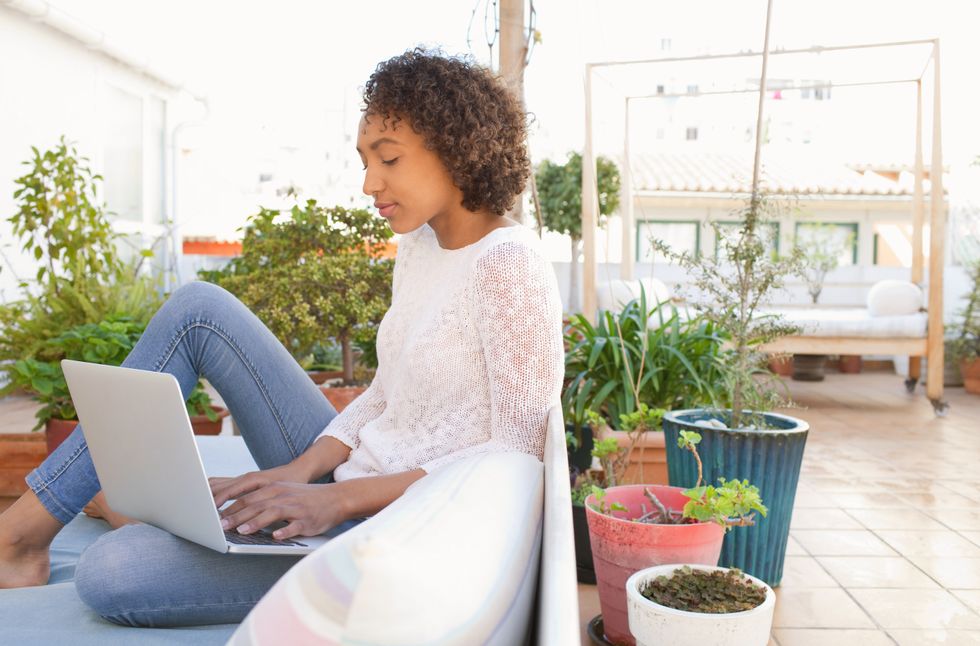 black plant mom, plants