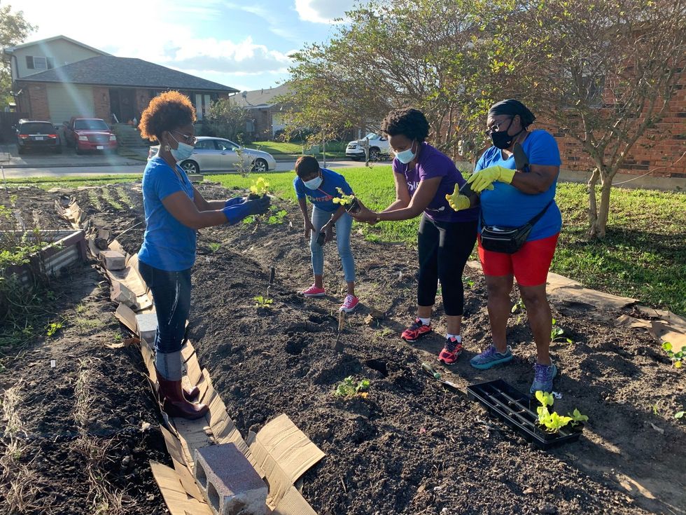 GirlTrekkers Hard At Work