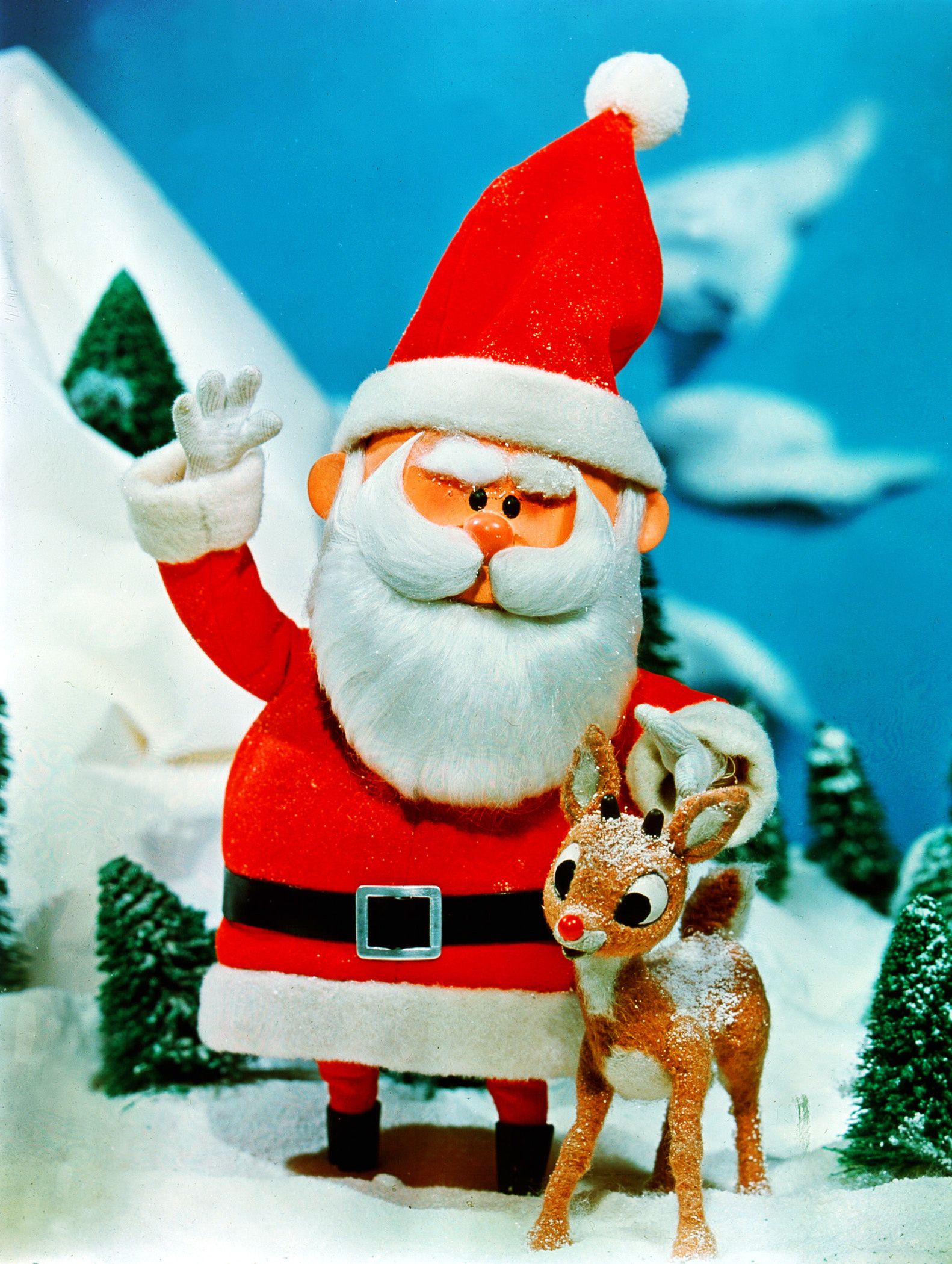 Santa and Rudolph