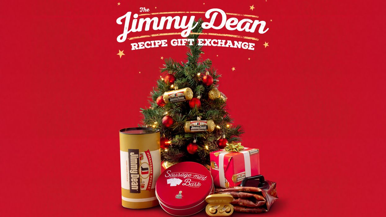 Jimmy Dean is giving away sausage-scented wrapping paper and more in its annual gift exchange
