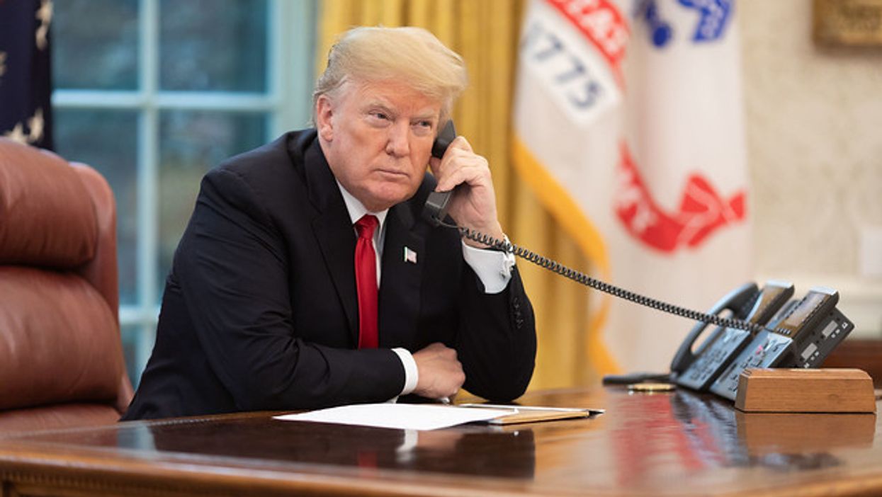 President Trump in Oval Office