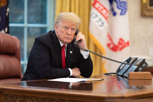 President Trump in Oval Office  