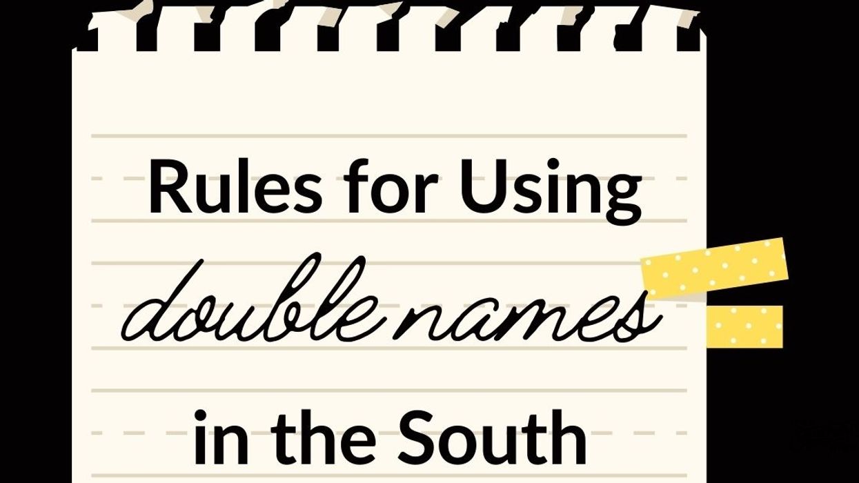 A Southerner’s rules for using double names