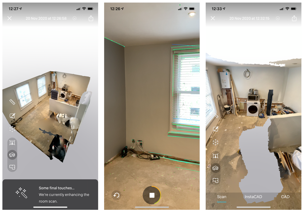 Canvas room-scanning app for iPhone