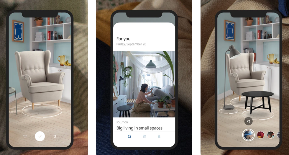 Ikea Place AR app for iPhone