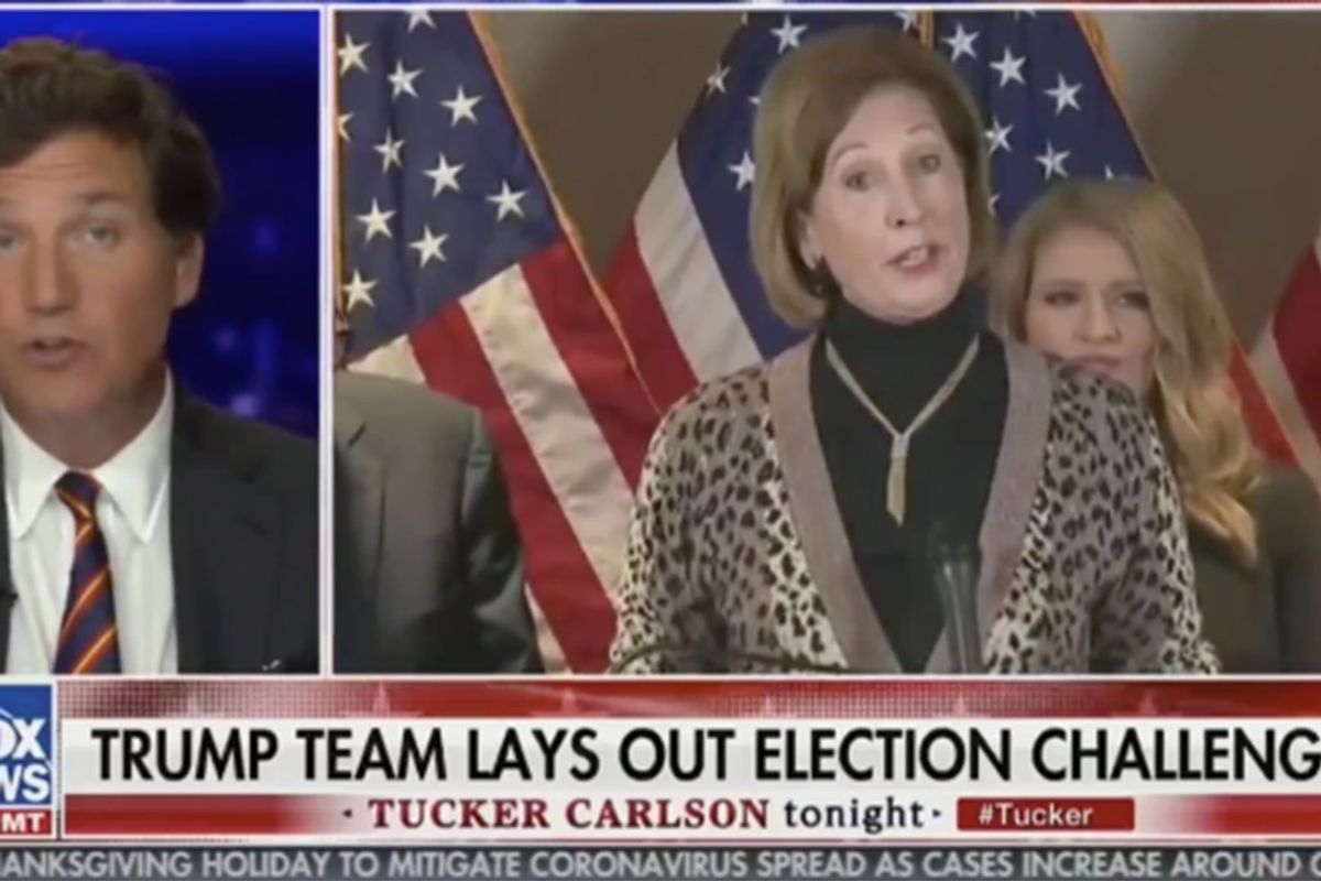 Even Tucker Carlson can't stomach Trump lawyers' latest voter fraud conspiracies