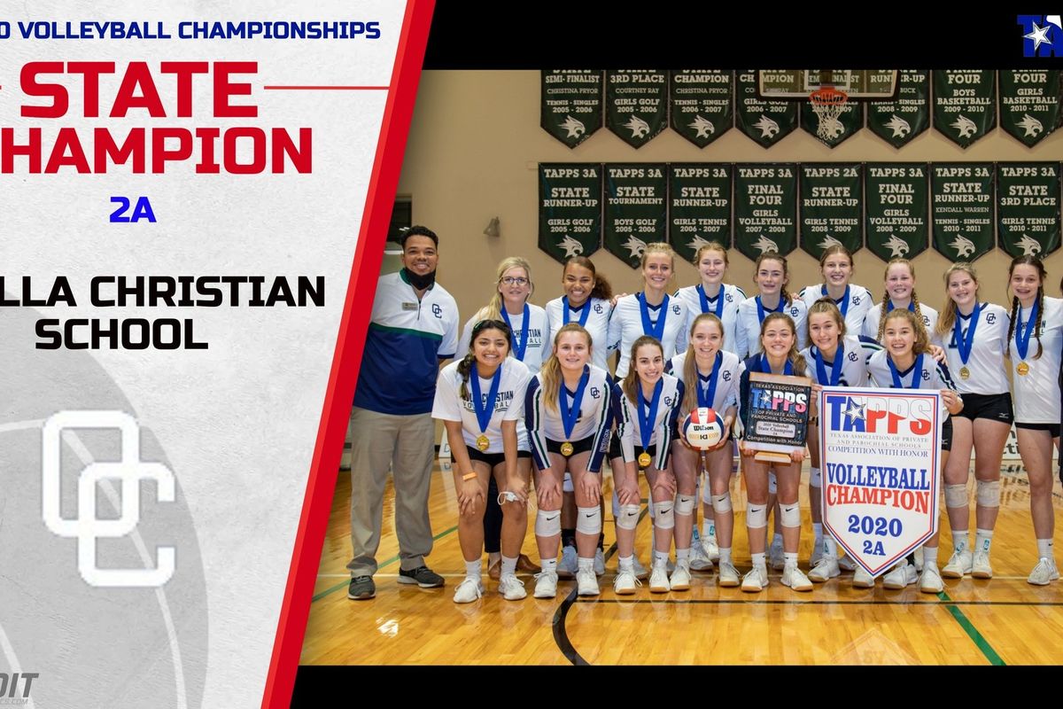 3-Peat! Red Oak Ovilla Christian wins third straight TAPPS 2A volleyball state championship