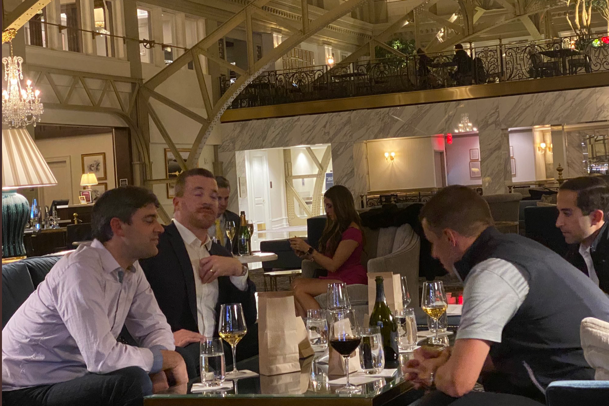 Michigan Republicans Pop Open The Bubbly, Celebrate COVID-19, Perfectly Legitimate Elections At Trump Hotel