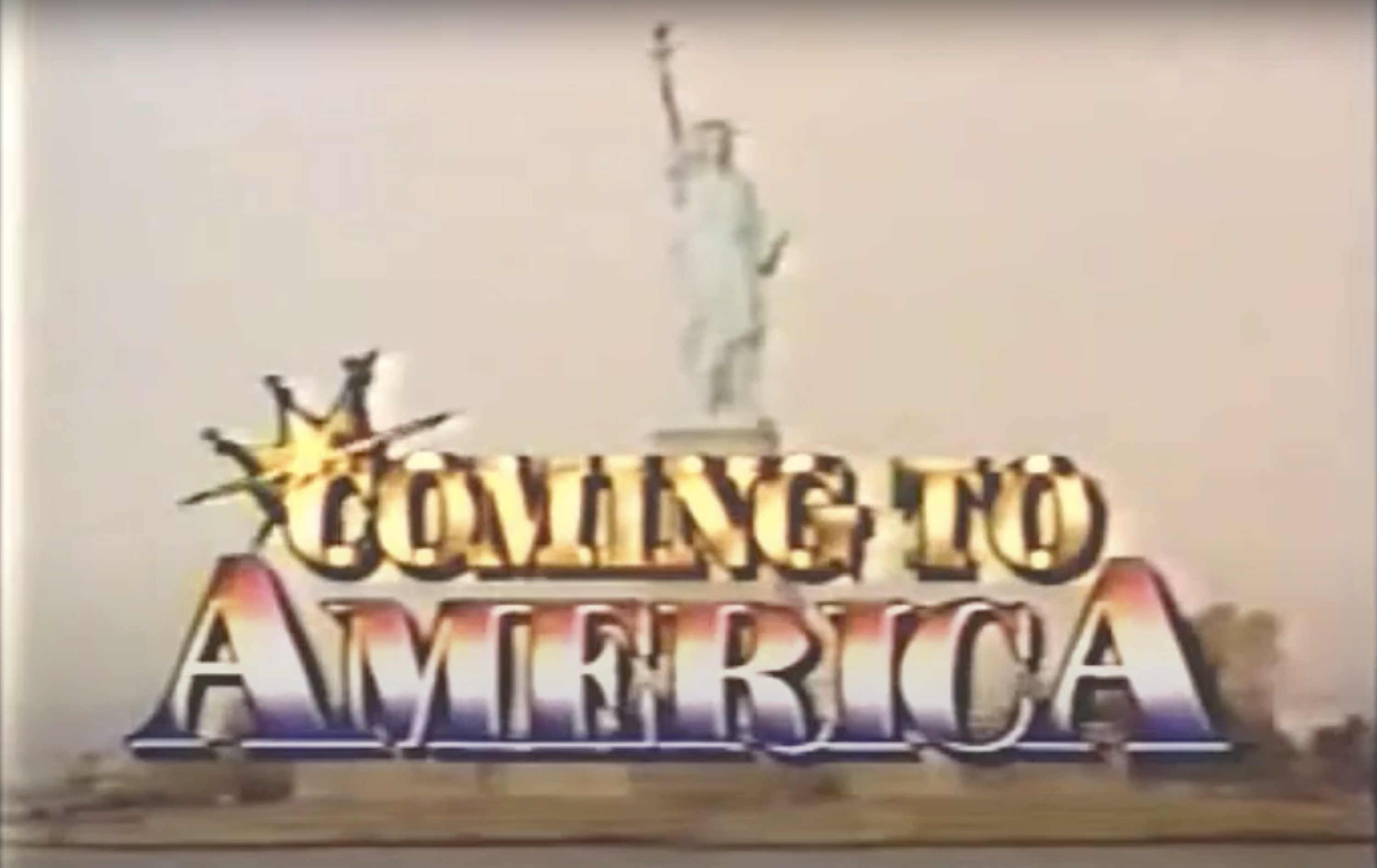 \u200bThe opening credits of the Coming to America sitcom pilot