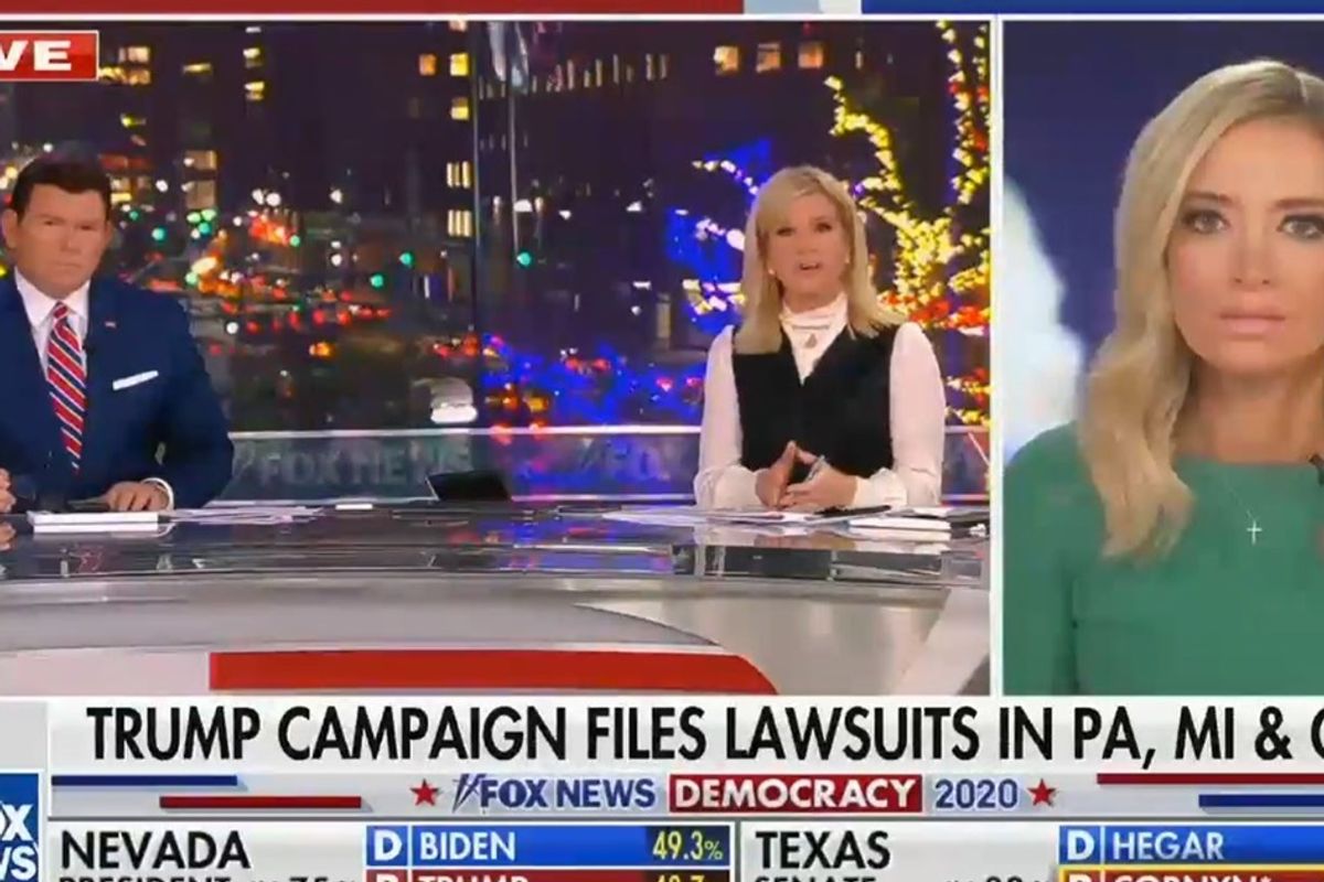 Even Fox News isn't buying Kayleigh McEnany's attempts to claim voter fraud in Pennsylvania