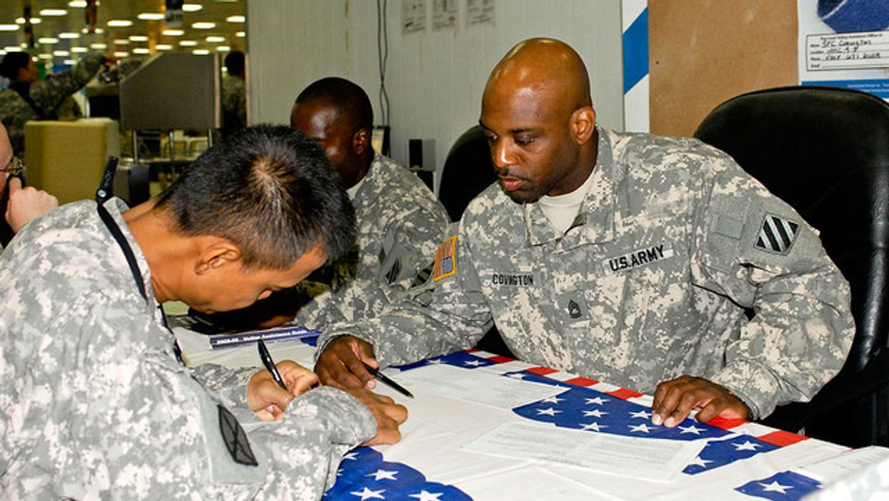 military voters