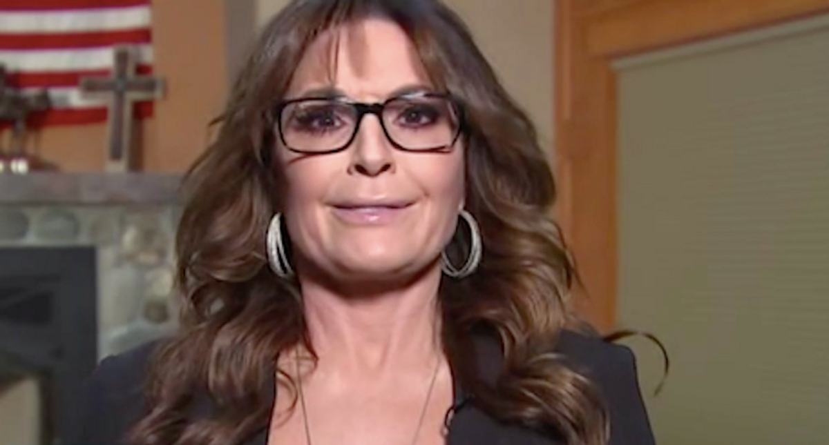 Sarah Palin strangely uses the insurrection to attack the media