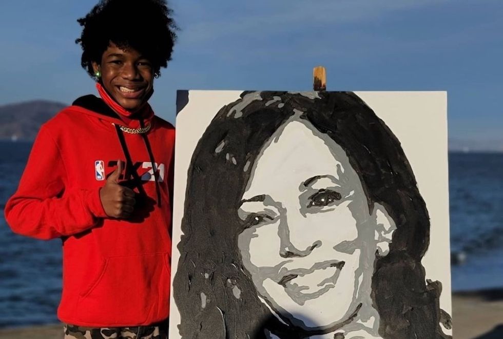 Teen Artist Gets A Special Thank You From Kamala Harris More Good News From Around The Bay Area 7x7 Bay Area