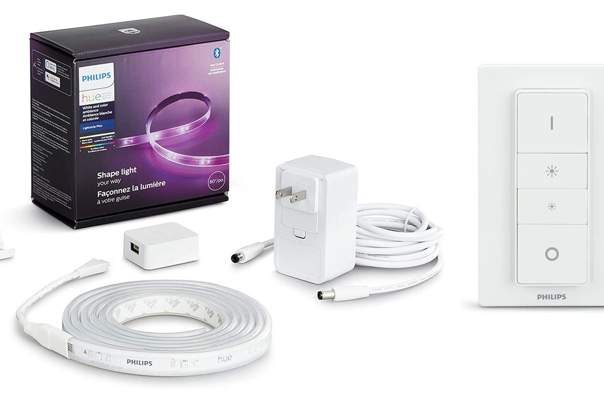 Philips Hue light strip kit and dimmer switch