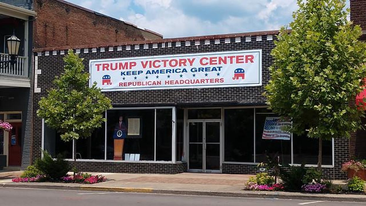 Trump victory center