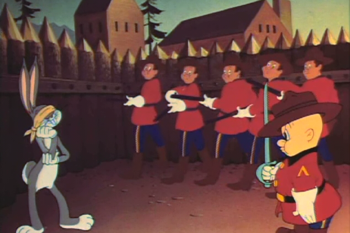 Looney Tunes firing squad