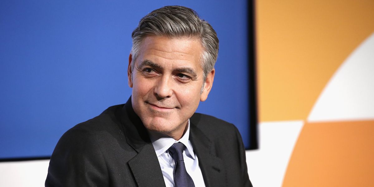 George Clooney Has Basically Used a Vacuum Cleaner to Cut His Own Hair For Years