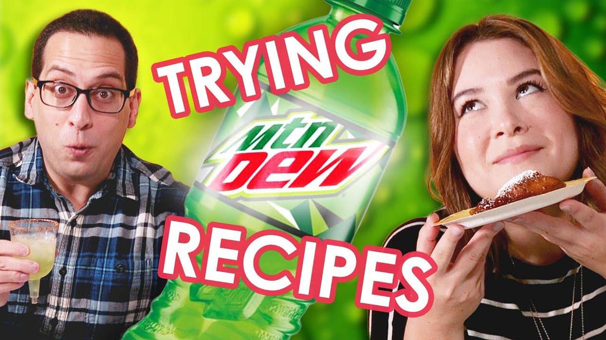 We tried crazy Mountain Dew recipes, and they're not that bad