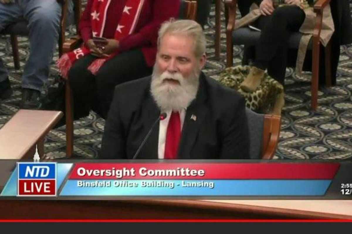 Angry Republicans Tell Michigan Senate They Saw Something Nasty In The Vote Shed