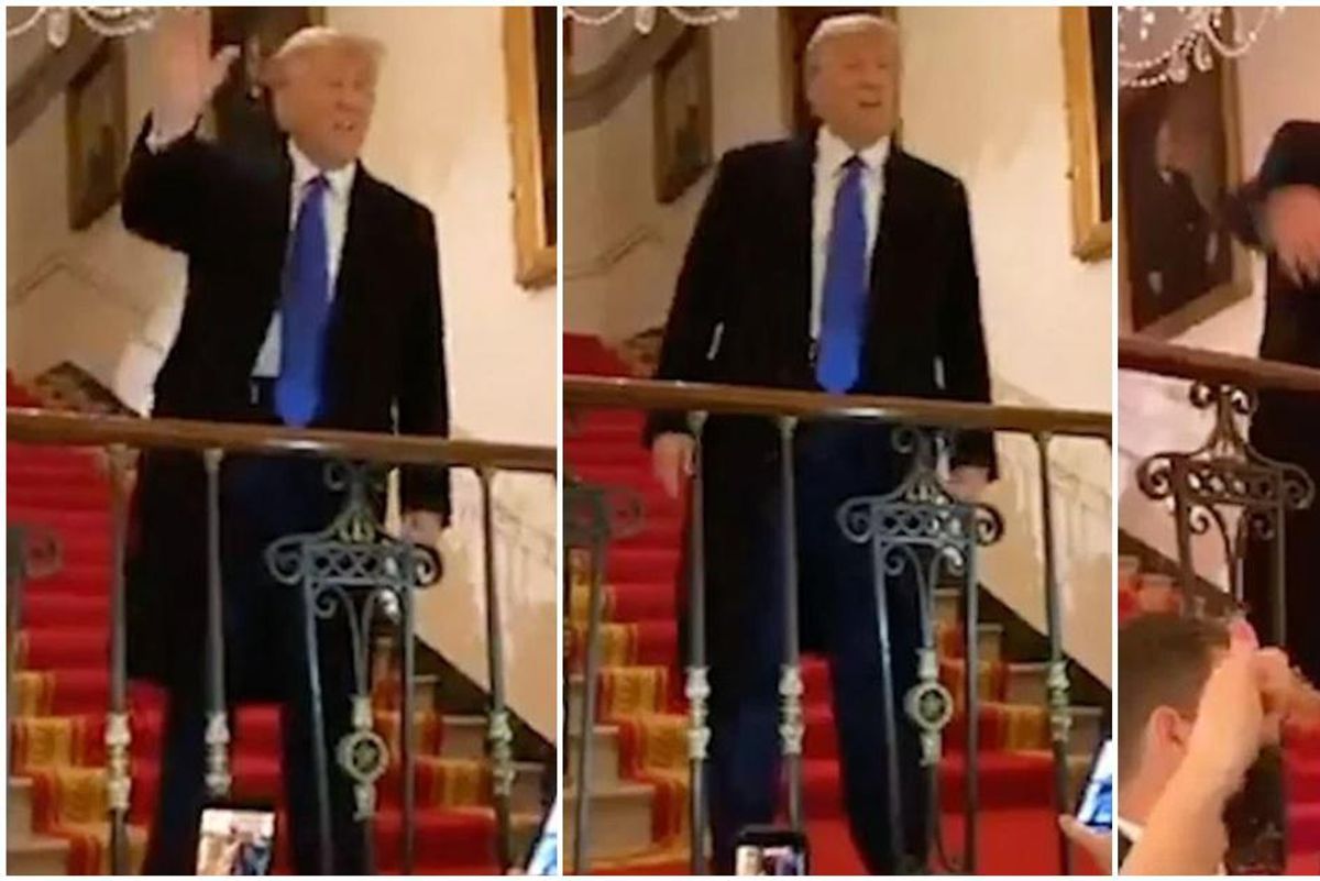'I'll see you in four years': Trump caught on video announcing he'll run again in 2024